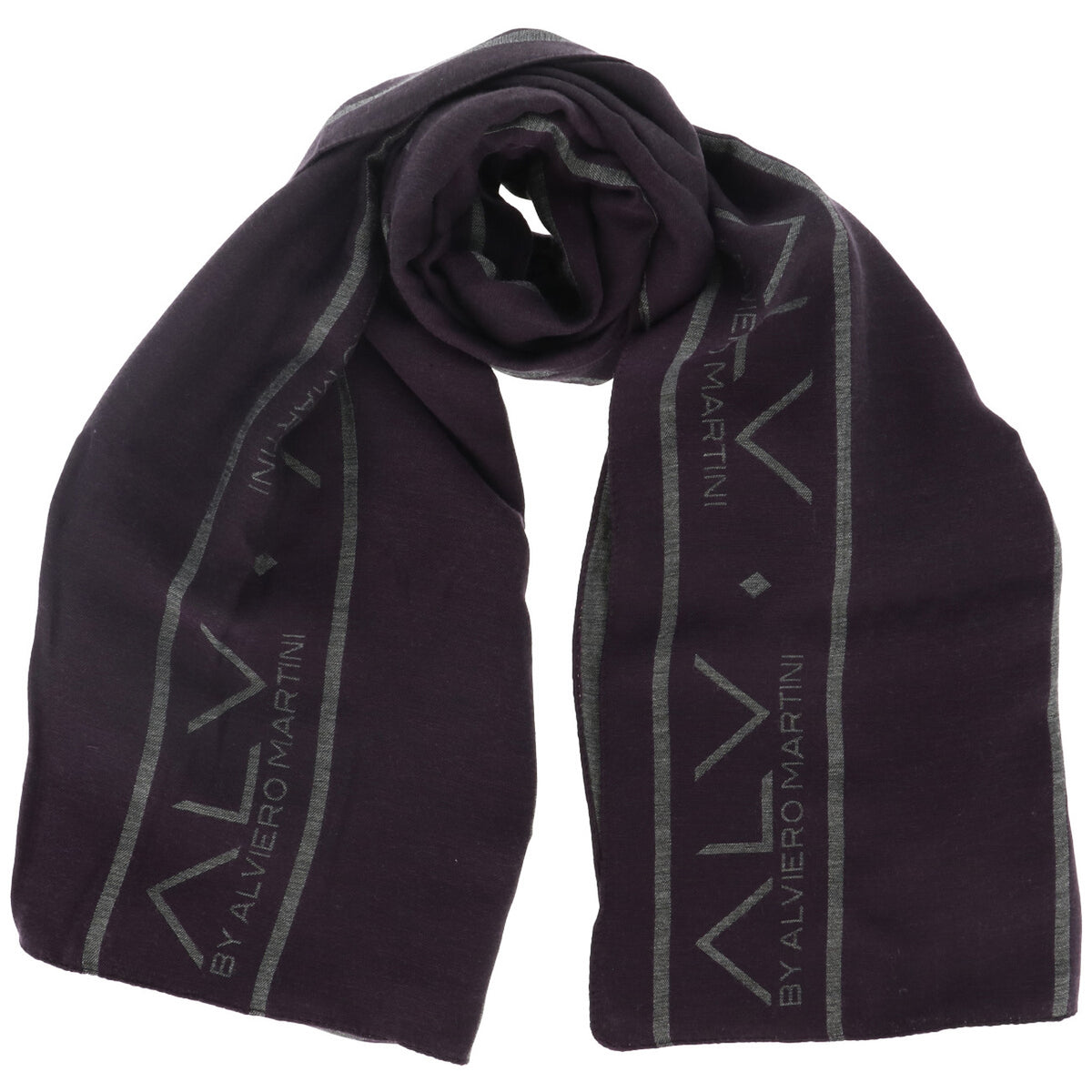 Alviero Martini — Écharpe imprimée violette femme