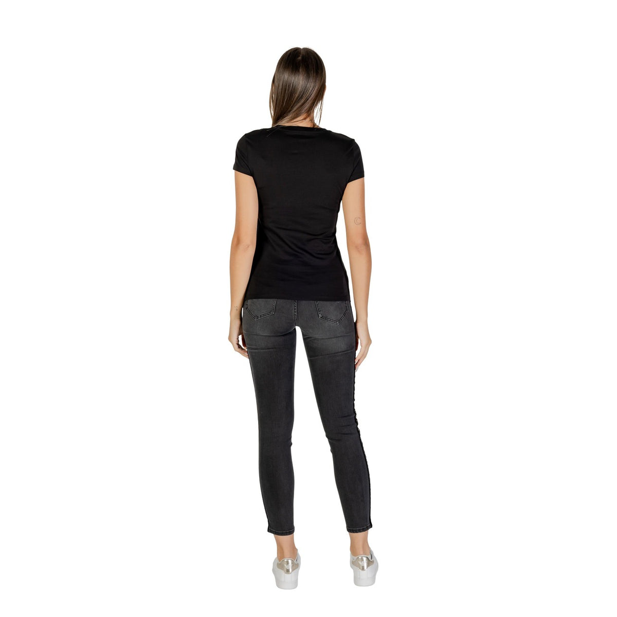 Armani Exchange — T-shirt XW001457 black woman — view 4