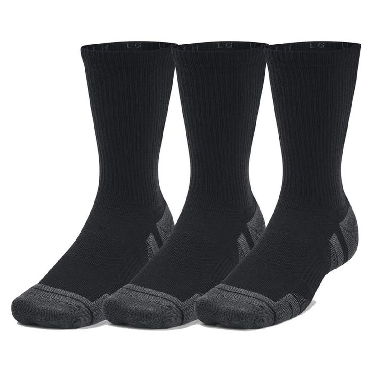 Under Armour — 3 Pair Pack of Performance Tech Socks — Black