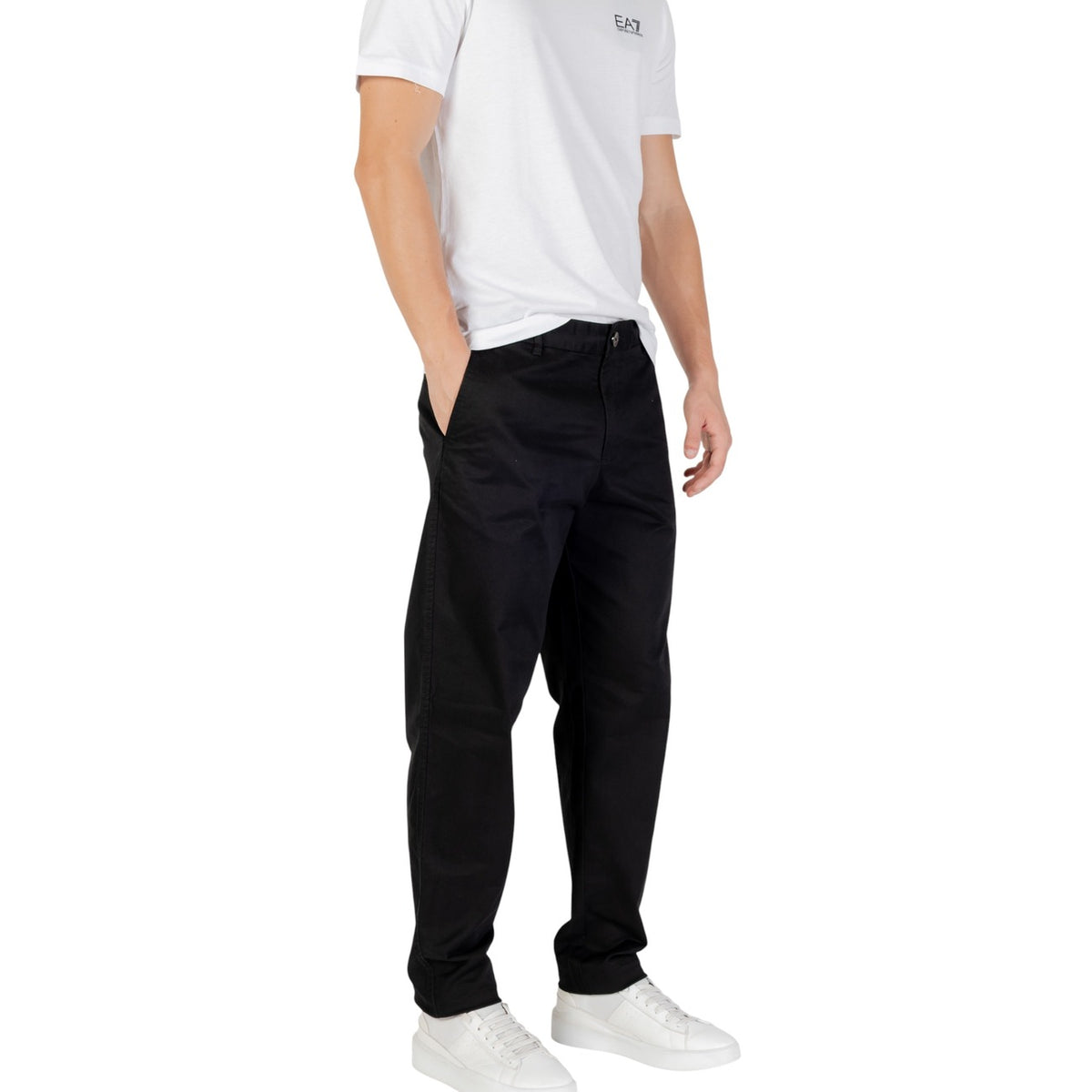 Armani Exchange — Pantalon stretch noir XM001569 homme — vue 4
