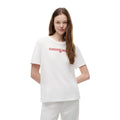 Tommy Jeans — Women’s white organic cotton T-shirt with classic collar