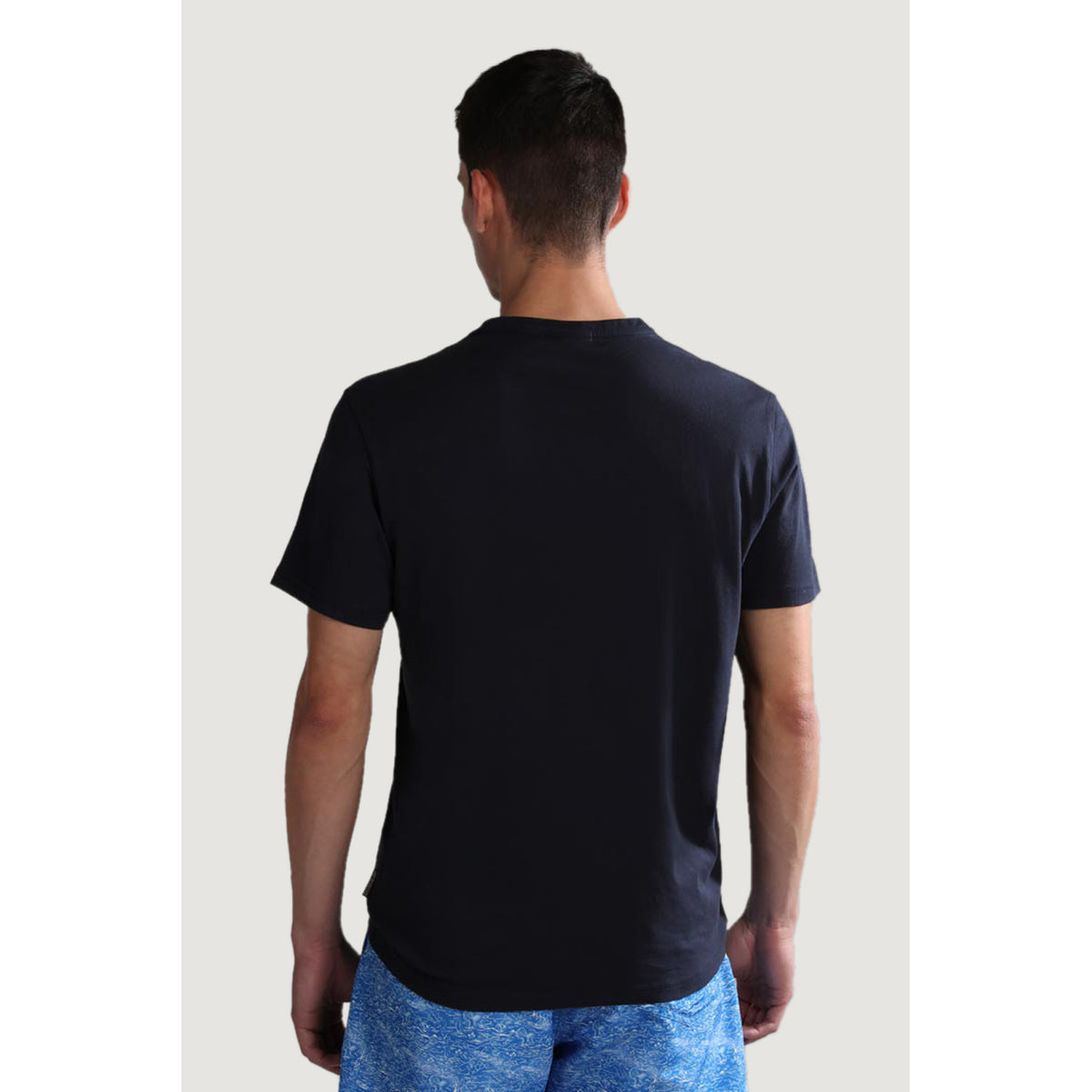 Napapijri — T-shirt WH7_10484700582_BLU_MARINE bleu homme — vue 4
