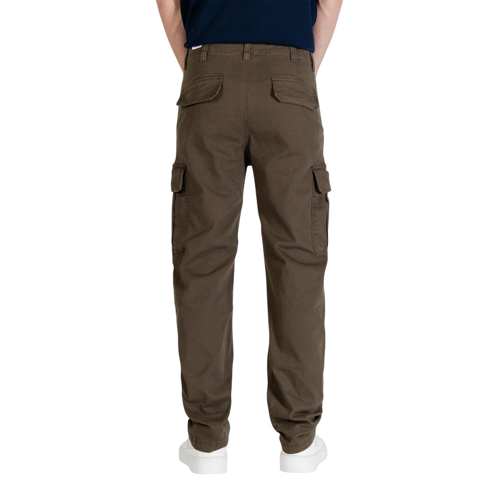 Tommy Jeans — Men’s green stretch cotton pants — view 2