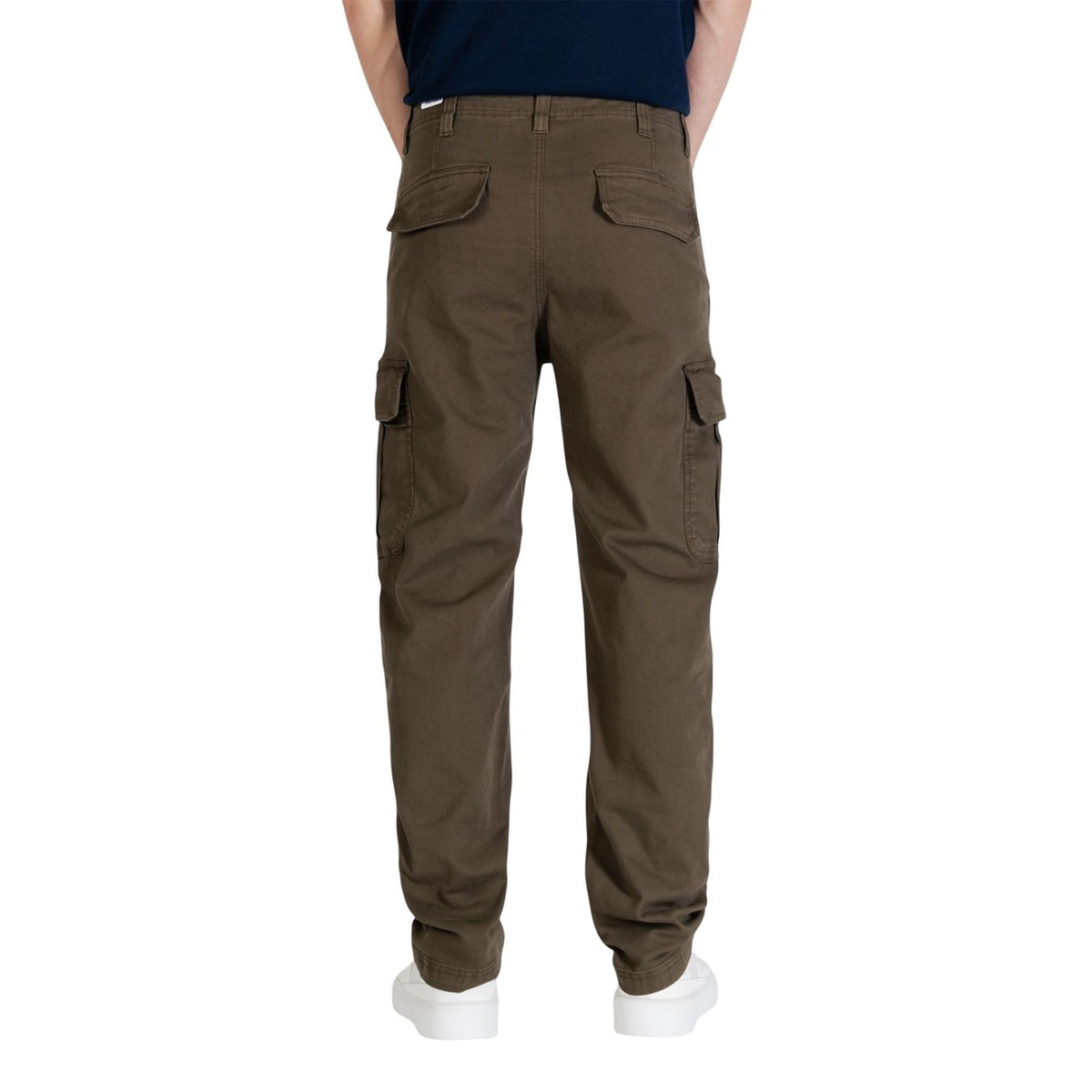 Tommy Jeans — Men’s green stretch cotton pants — view 2
