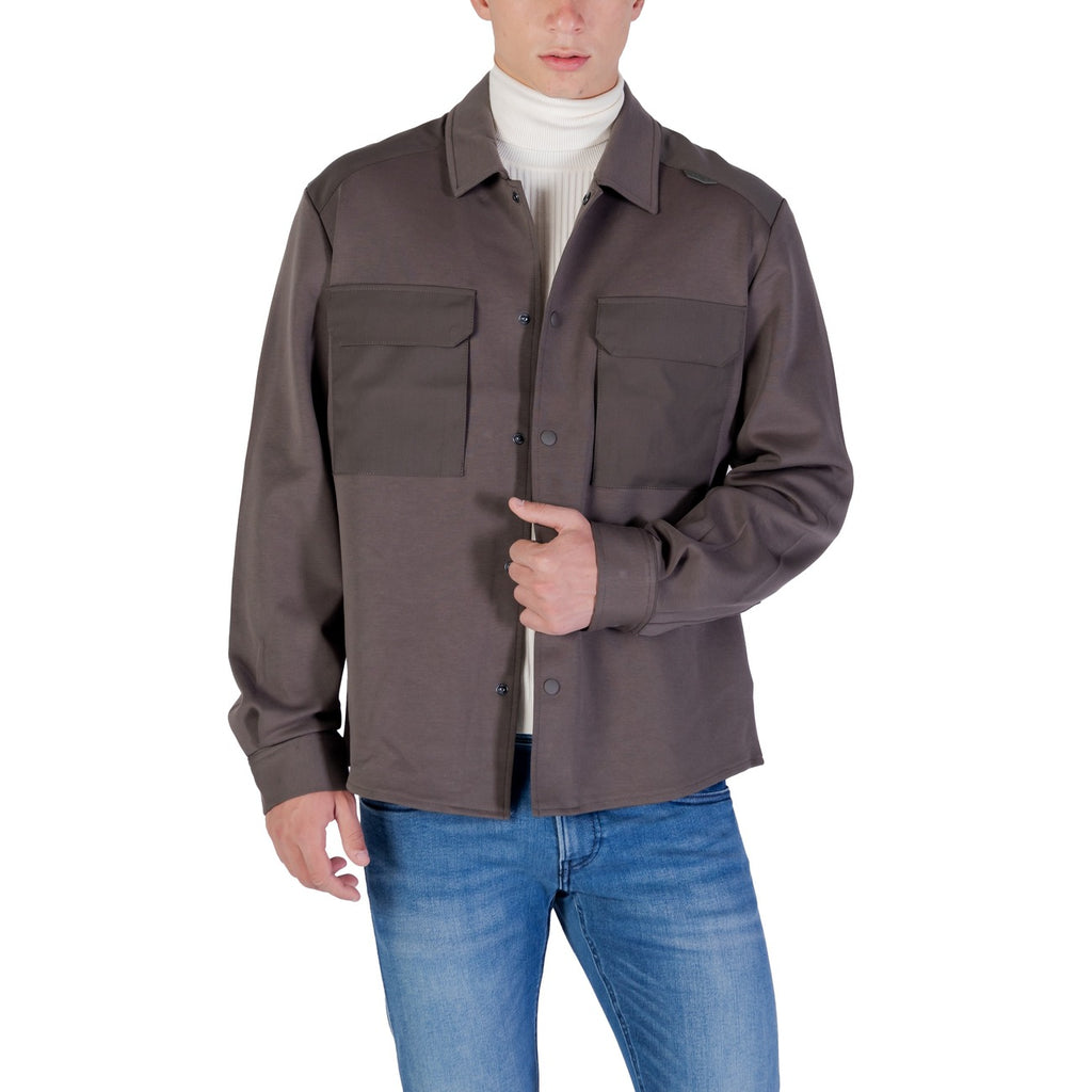 Antony Morato — overhemd ref. MMSL00771-FA150168 groen voor heren — afbeelding 5
