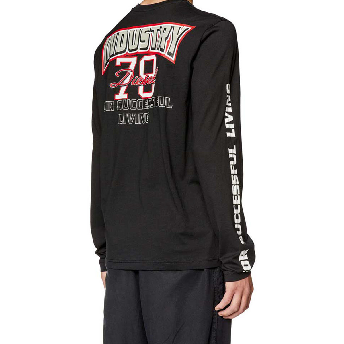 Diesel — Sweat réf. B_44448 noir homme — vue 3