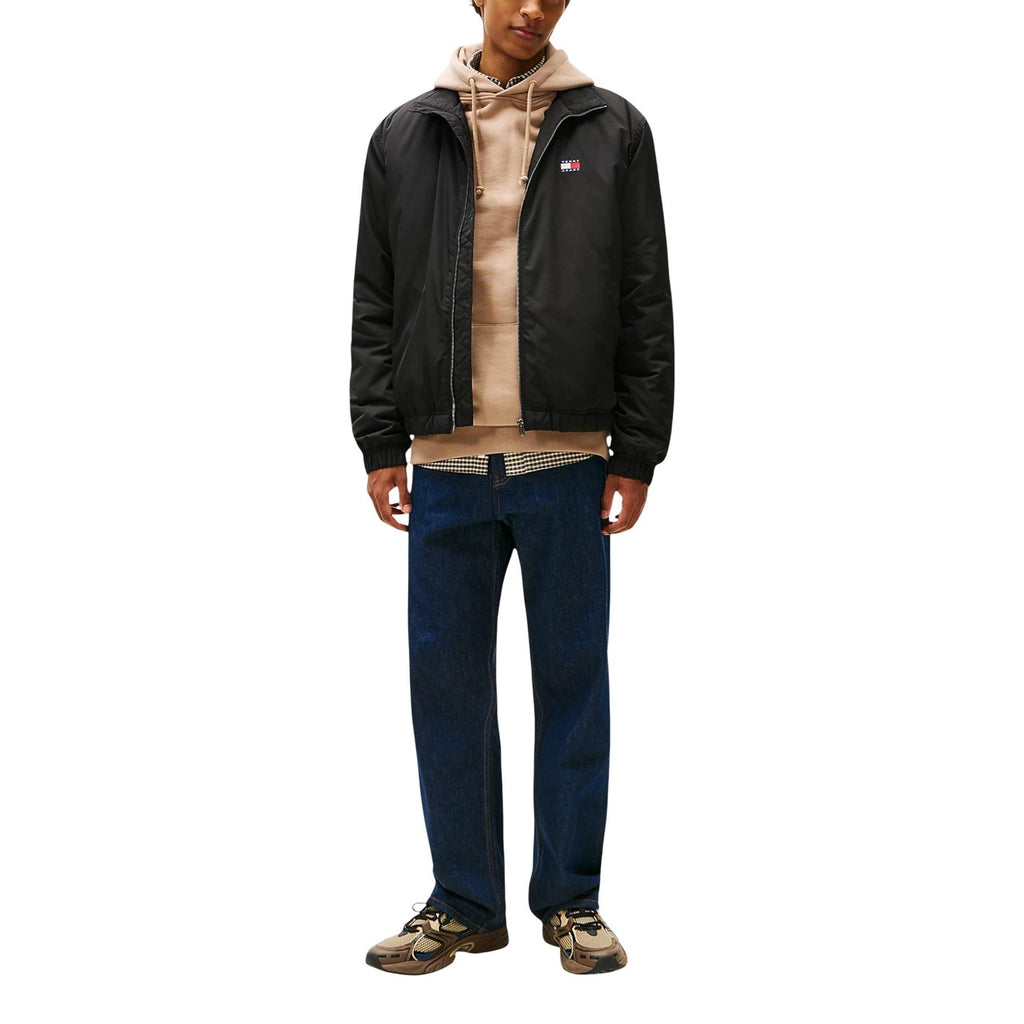 Tommy Jeans — Veste matelassée déperlante noire homme — vue 3