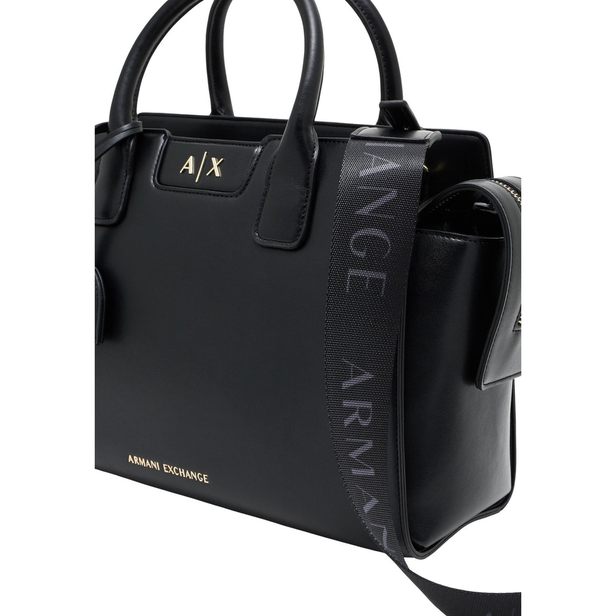 Armani Exchange — Women’s black shopper bag — view 4