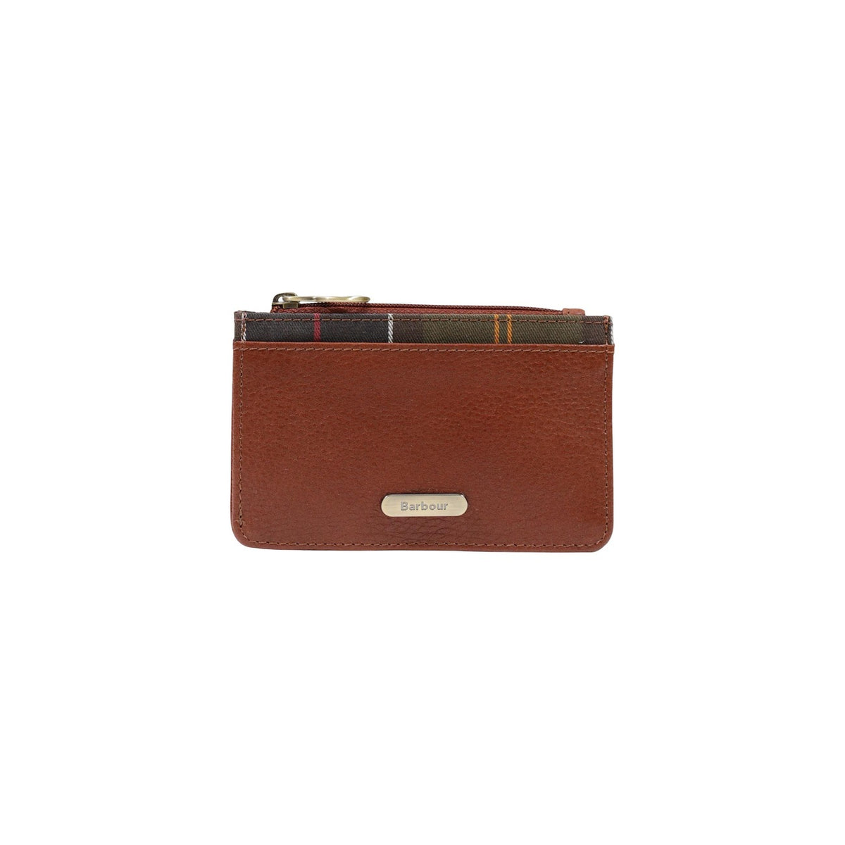 Barbour — Bruine Alder leren dameskaarthouder