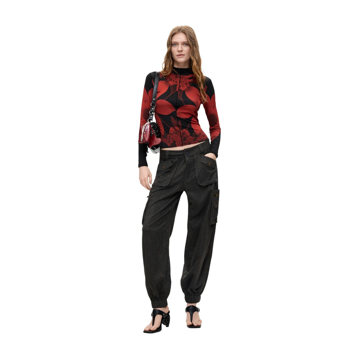 Desigual — Pantalon Urban marron femme — vue 2