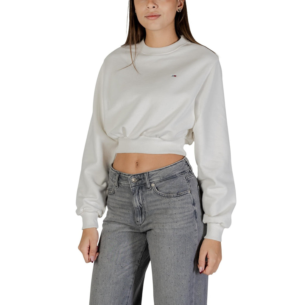 Tommy Jeans — Sweat DW0DW21831 blanc femme — vue 3