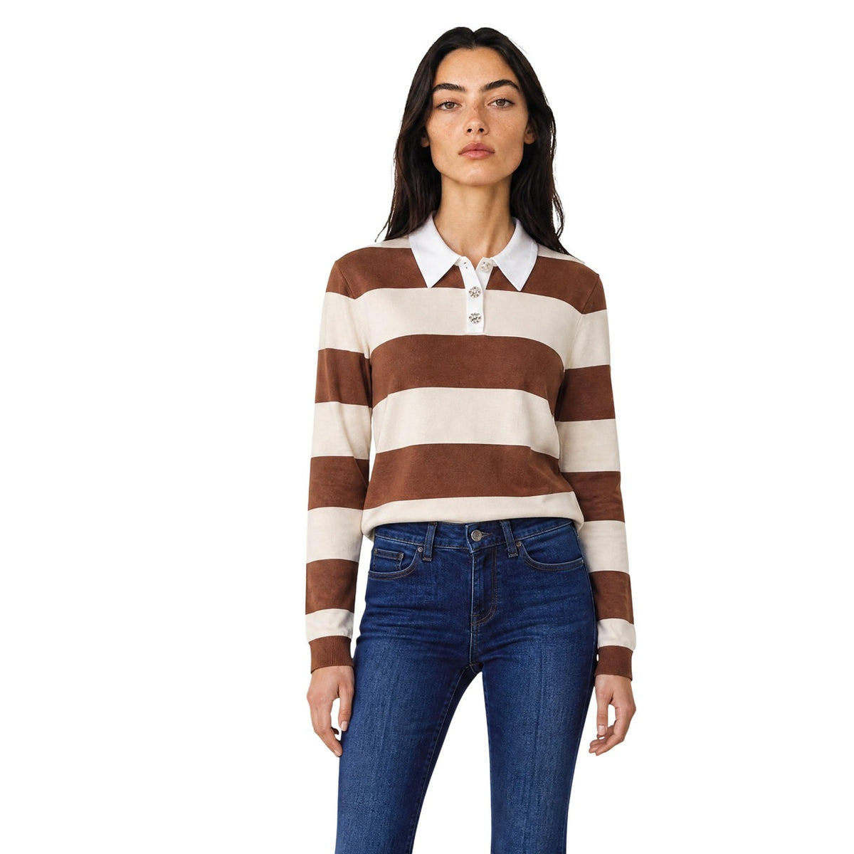 Jacqueline de Yong — Women’s beige Melany sweater