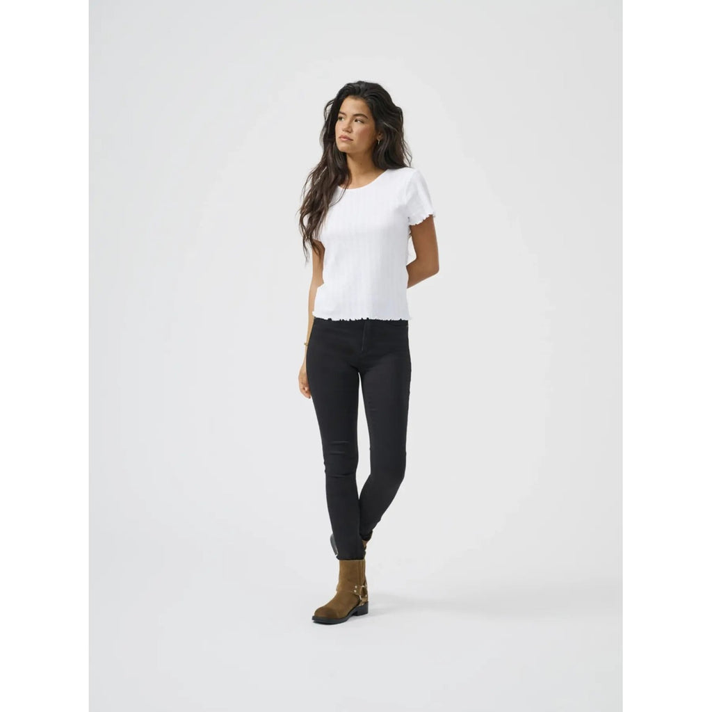 Only — Zwarte ONLROYAL skinny jeans met hoge taille voor dames — afbeelding 3