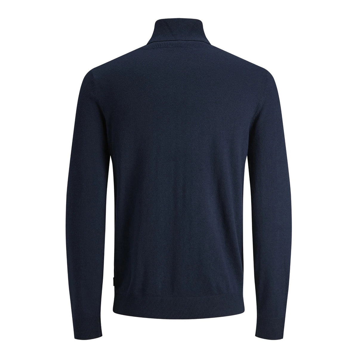 Jack & Jones — Emil navy blue turtleneck sweater for men — view 2