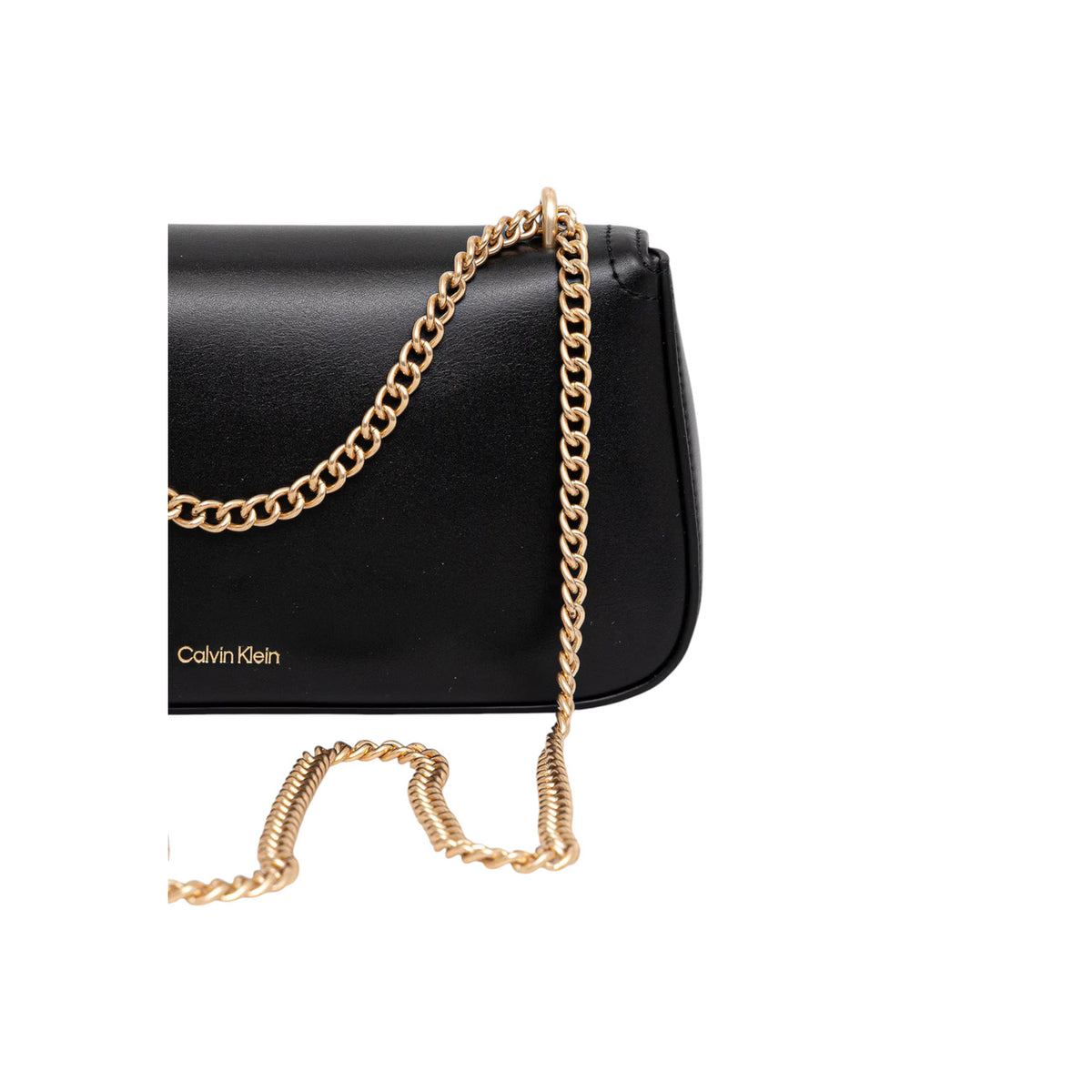 Calvin Klein — Sac noir réf. CK CONVERTIBLE CHAIN SMALL BAG femme — vue 3