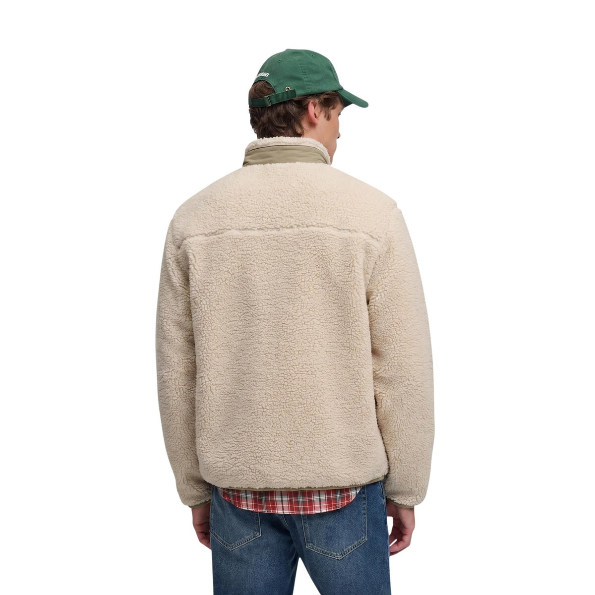 Superdry — MOUNTAIN FULL ZIP FLEECE herenvest beige — afbeelding 4