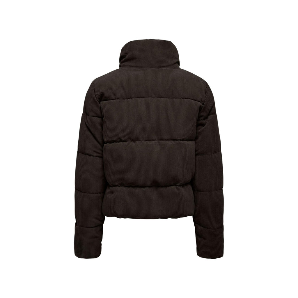 Only — Doudoune en velours côtelé ONLNEWDOLLY marron femme — vue 4