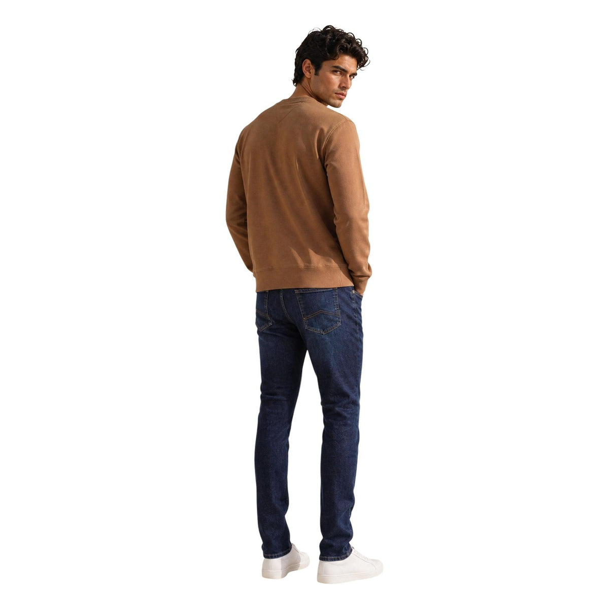 Tommy Hilfiger — Men's Essential Seasonal Fleece round neck sweatshirt — view 4