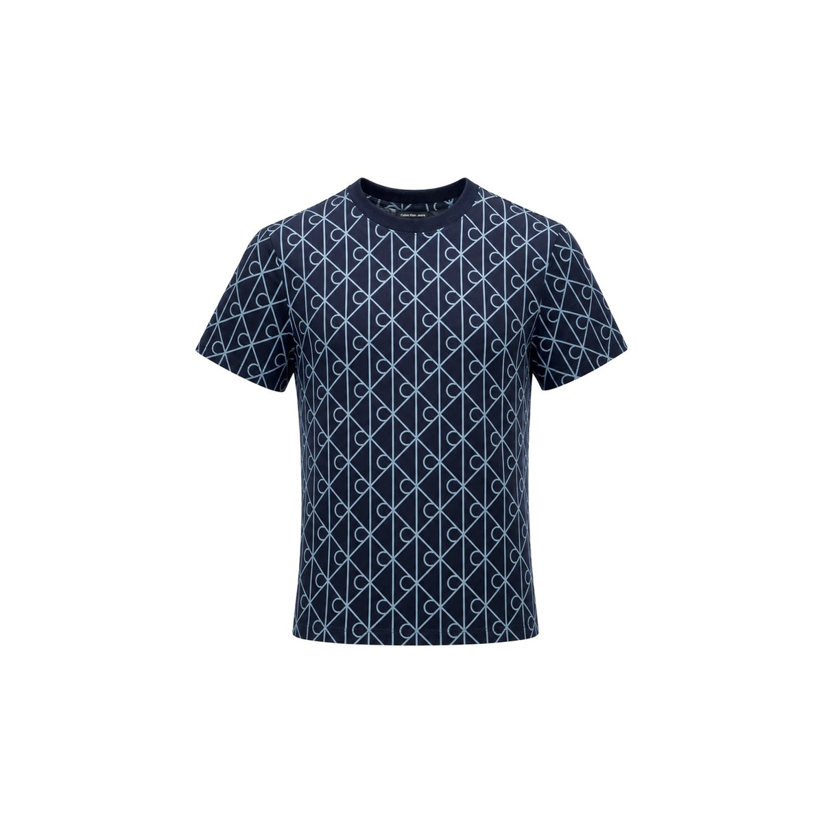 Calvin Klein Jeans — Damen-T-Shirt in Blau — Ansicht 3