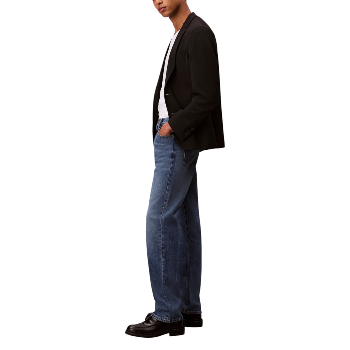 Calvin Klein Jeans — Jean LV04RB770G bleu en coton bio homme — vue 3