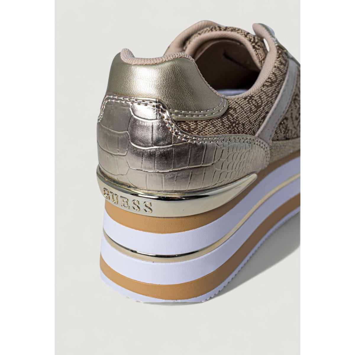Guess — Baskets Fl5hns Fal12 femme - coloris beige — vue 3