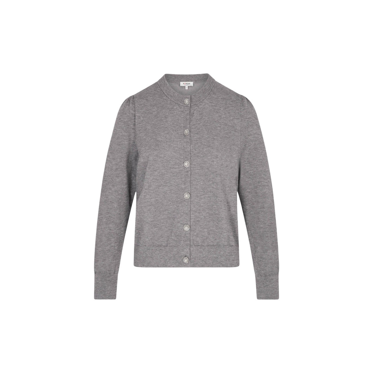 Morgan – Grauer Damenpullover — Ansicht 2