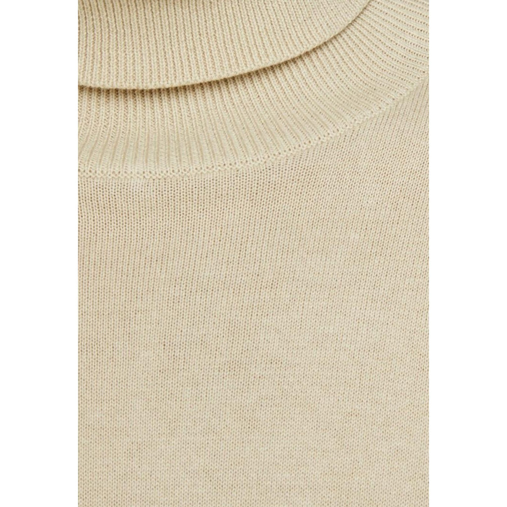 Jack & Jones — Emil beige turtleneck sweater for men — view 5