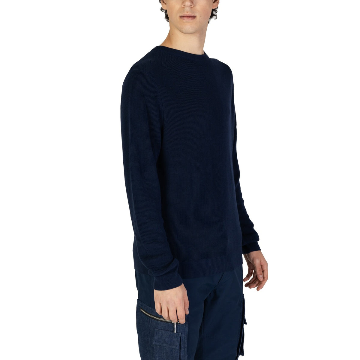 Antony Morato — Pull réf. MMSW01493-YA200076 bleu homme — vue 4