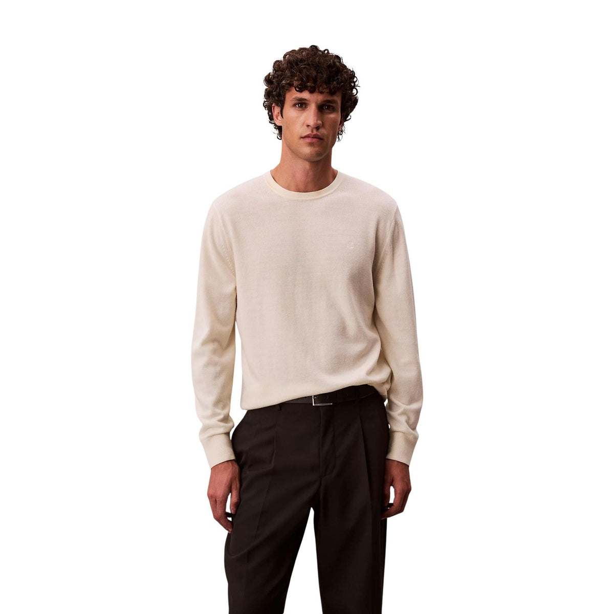 Calvin Klein — Pullover Art.-Nr. LS MERINO CREW für Herren