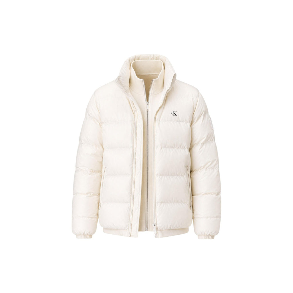 Calvin Klein Jeans — Wit herenjack met capuchon — afbeelding 2