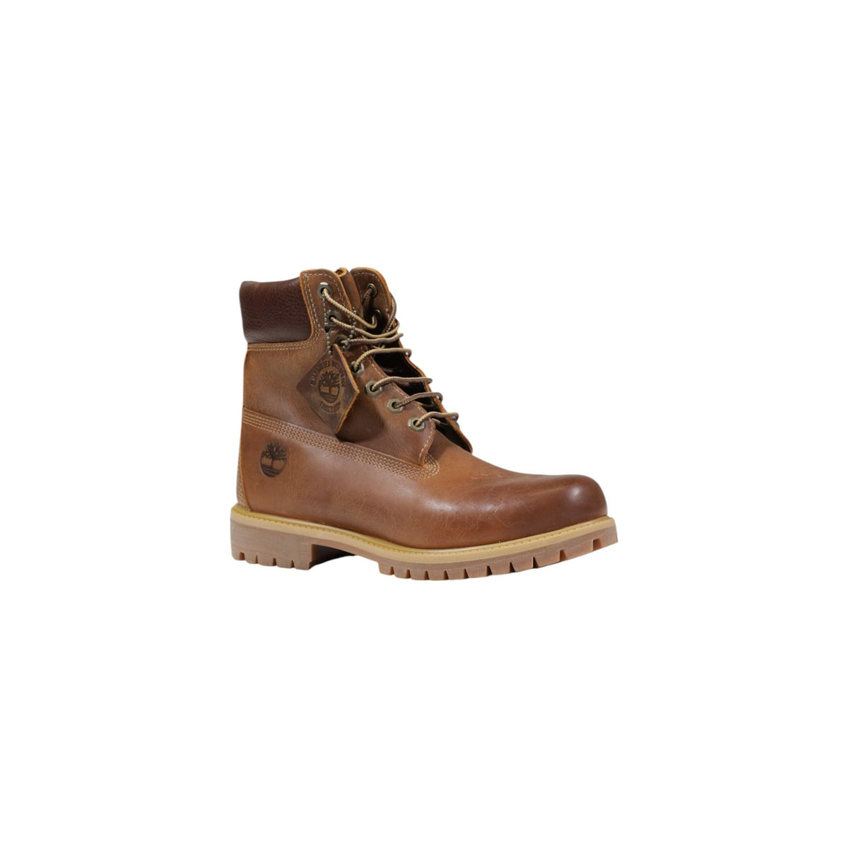 Timberland — Bottes réf. TB127094214 en cuir marron homme — vue 2
