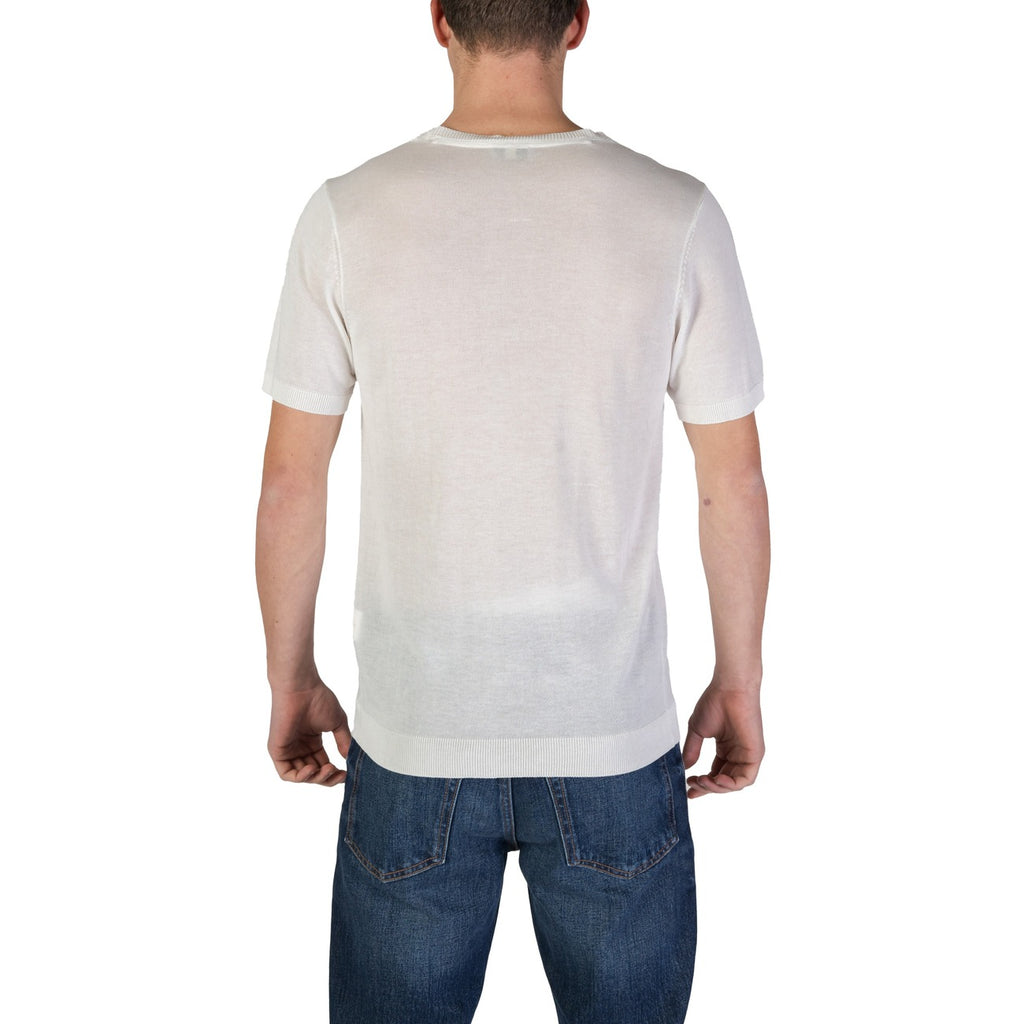 Fashion Brand — Weißes Polohemd für Herren — Ansicht 2