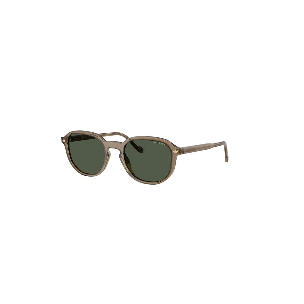 Vogue Eyewear — Geometrische Sonnenbrille aus braunem Acetat für Herren — Ansicht 2