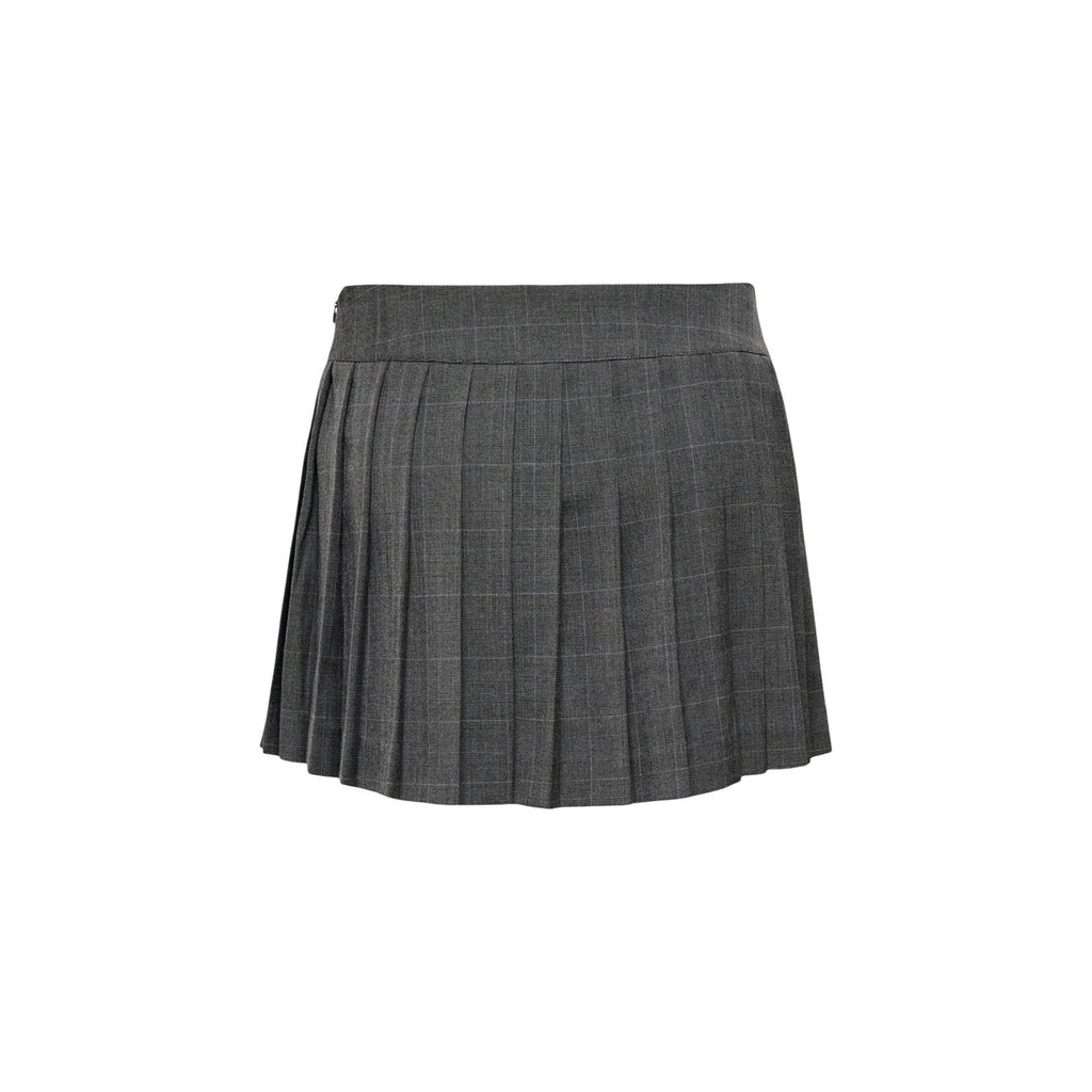 Only — ONLENIA gray checked skort for women — view 3