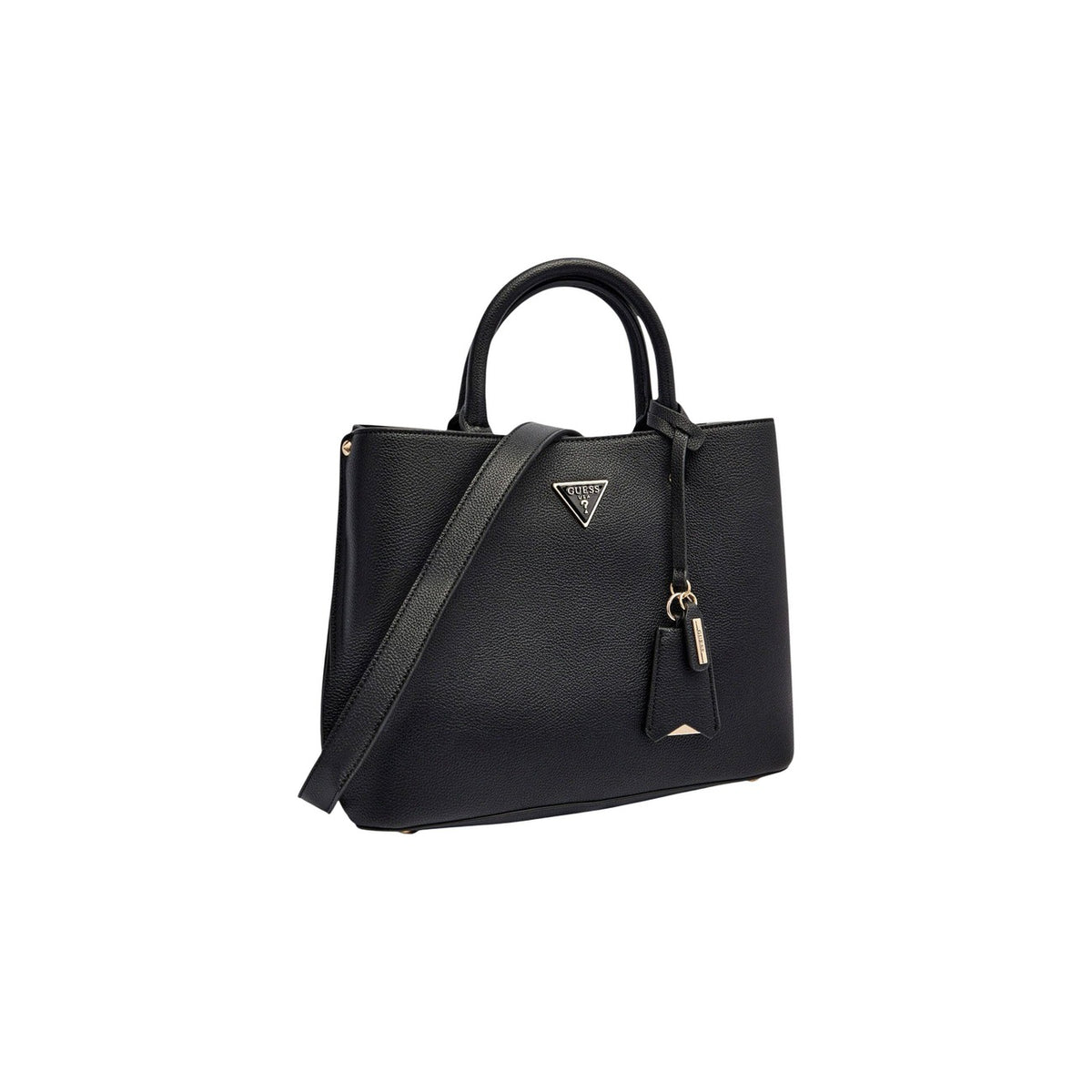 Guess — tas Meridian II Girlfriend Satchel voor dames - kleur zwart — afbeelding 2