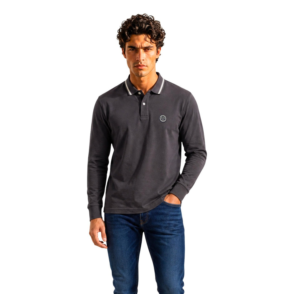 Armani Exchange — Polo XM003427 noir homme