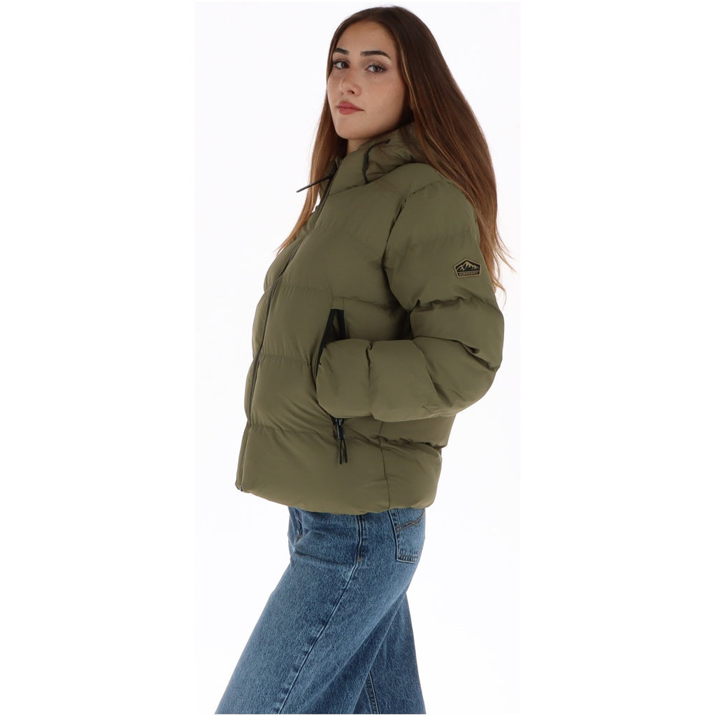 Superdry — Veste verte à capuche femme — vue 2