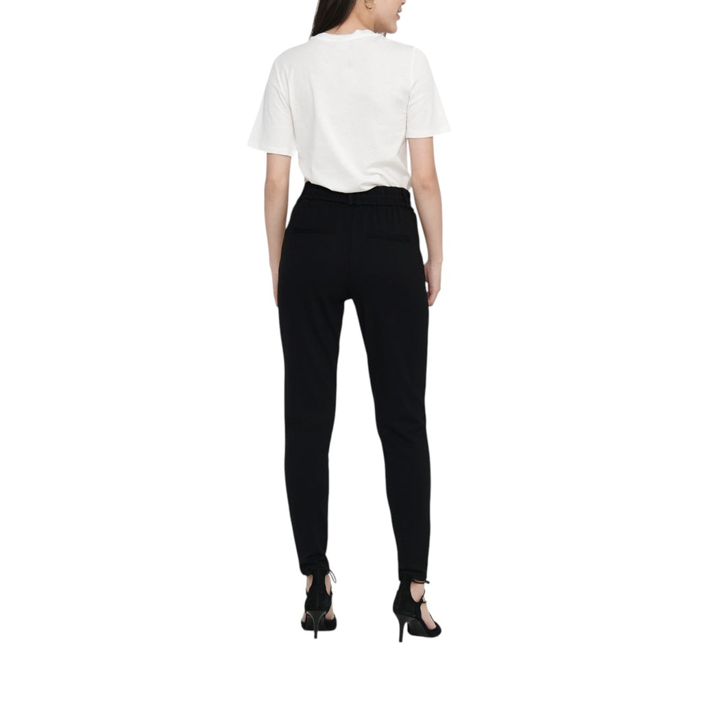 Only — Pantalon fluide noir femme — vue 4