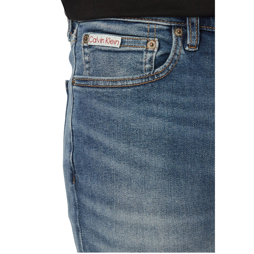 Calvin Klein Jeans — Jean bleu ultra stretch homme — vue 4