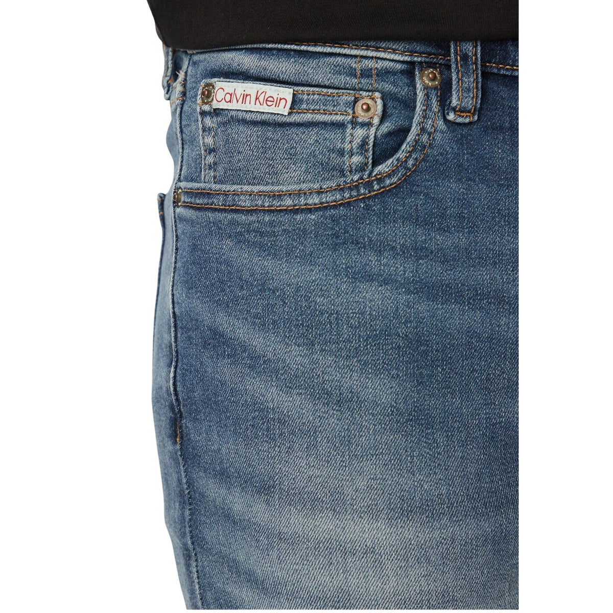 Calvin Klein Jeans — Jean bleu ultra stretch homme — vue 4