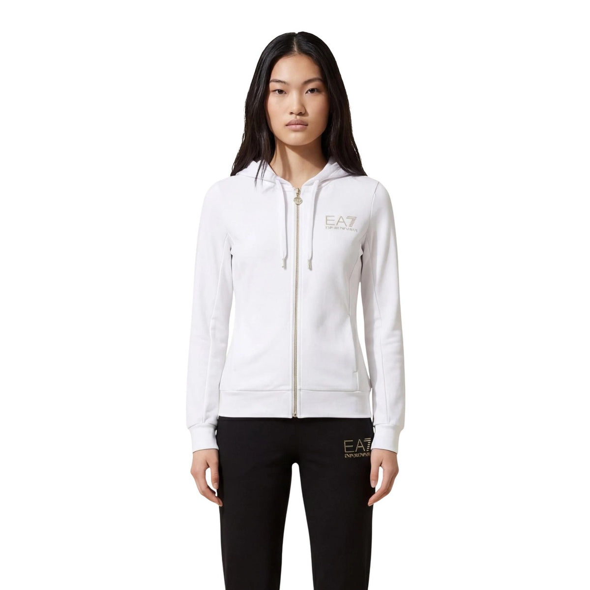EA7 — Survêtement blanc femme — 8NTV51 TJ9RZ — vue 3