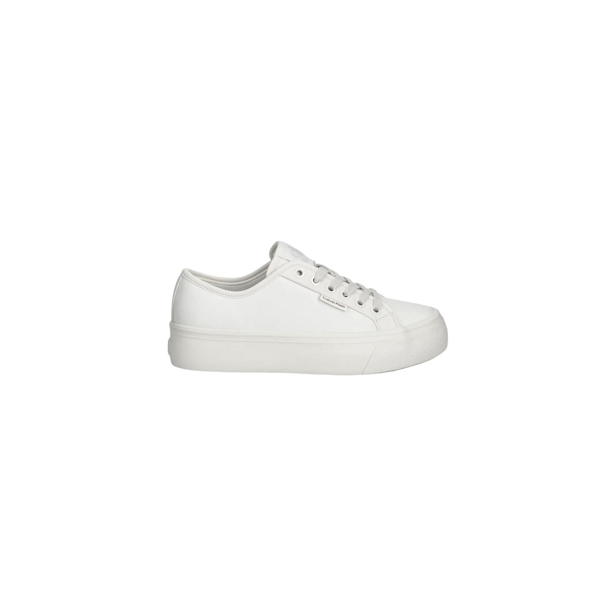 Calvin Klein Jeans — Baskets Blanches en cuir femme