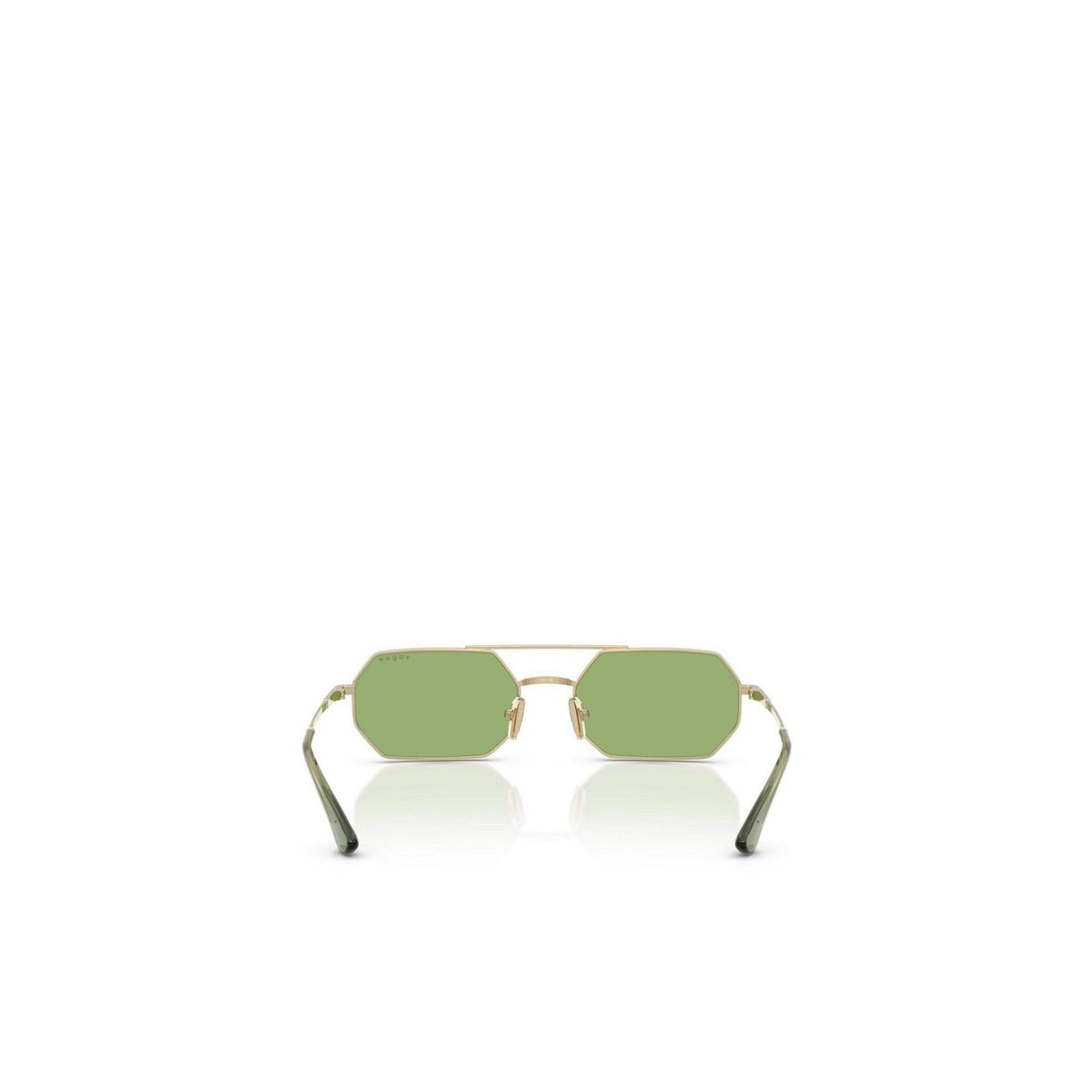 Vogue Eyewear — Women's geometric gold metal sunglasses — view 4