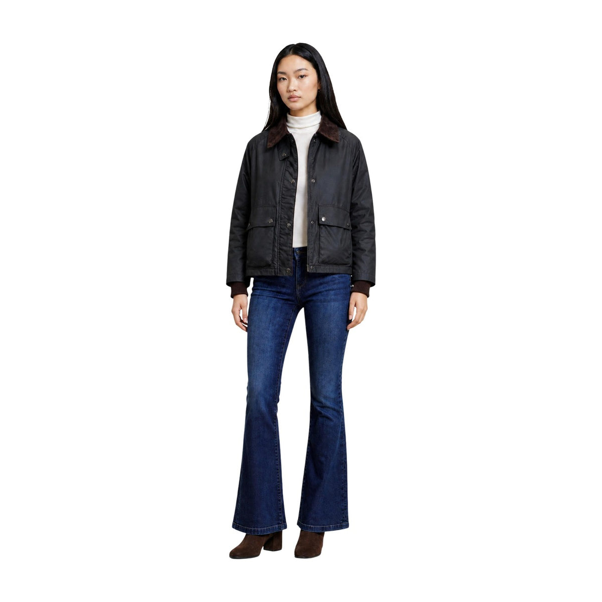 Choral — Women’s green zipped blazer — view 3