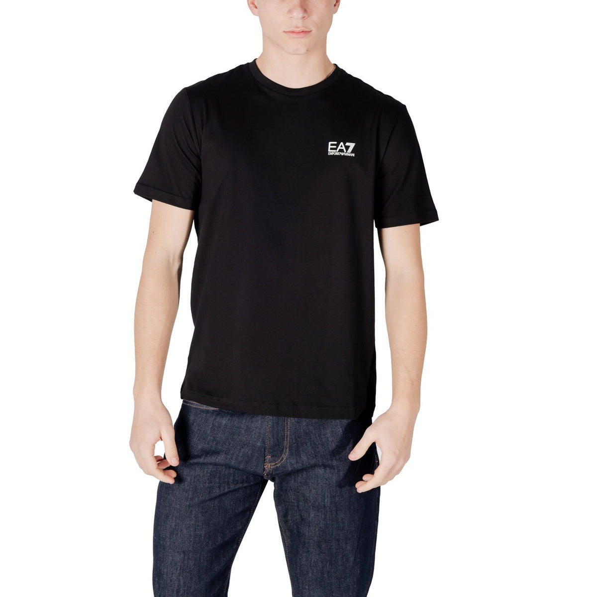 EA7 — Grijs T-shirt voor heren — 8NPT25 PJVPZ — afbeelding 7