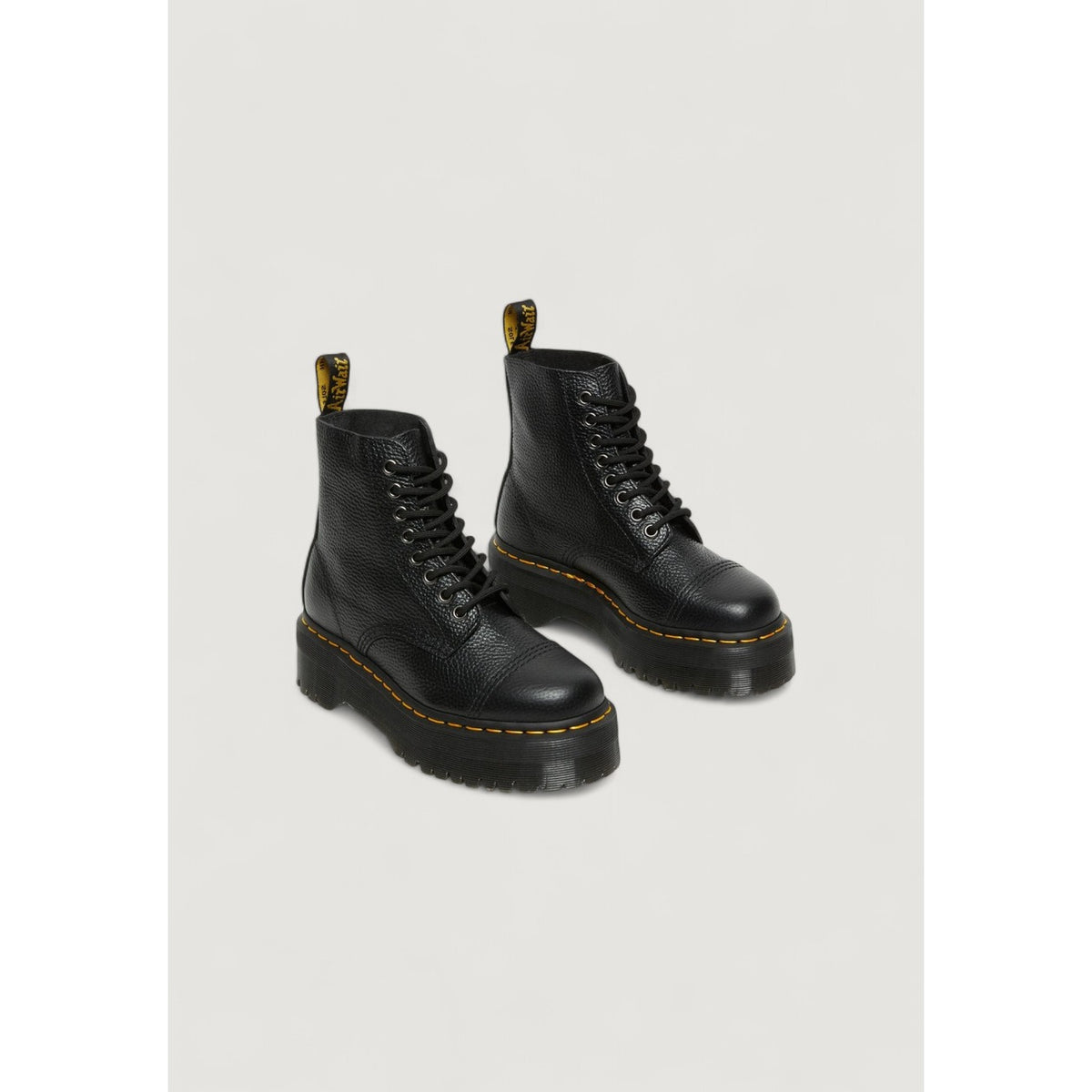 Dr. Martens — Bottes réf. 22564001 en cuir noir femme — vue 4