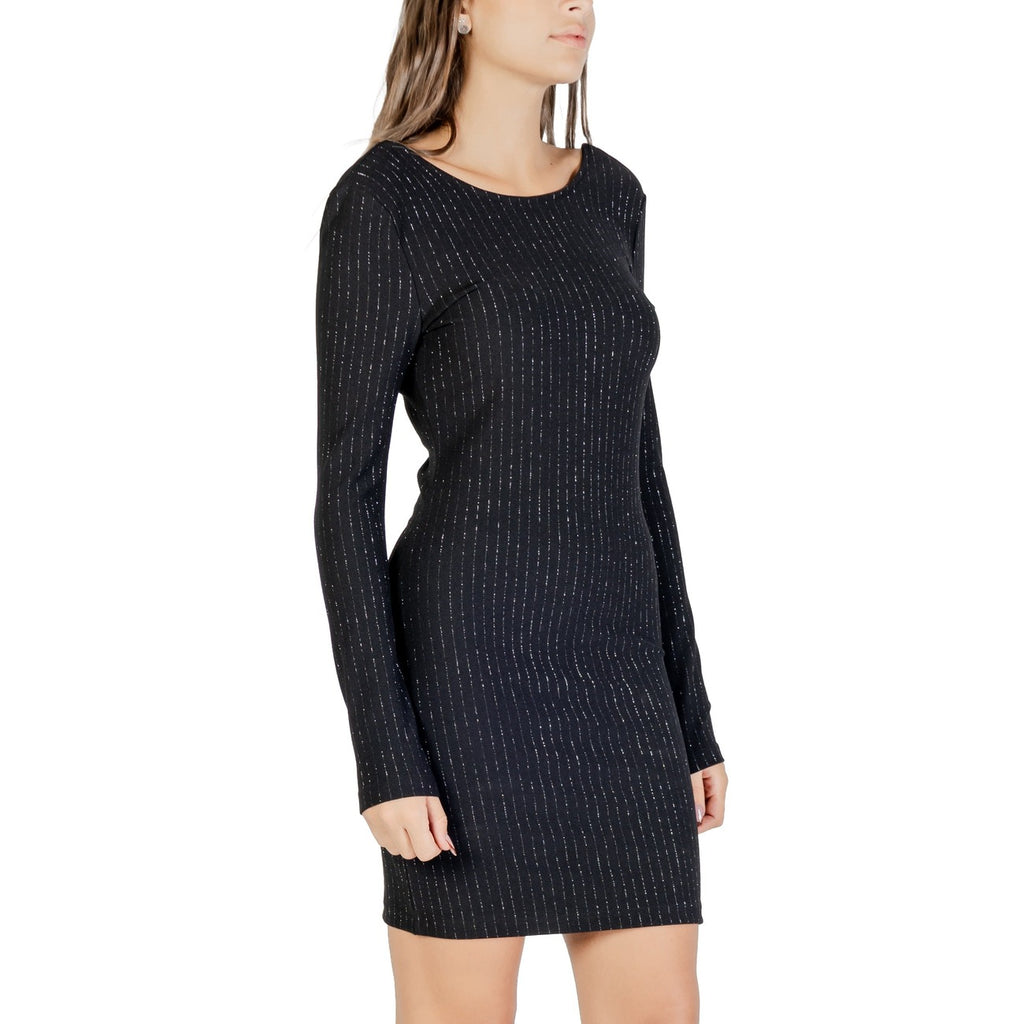 Jacqueline de Yong — jurk 15359902 rond hals zwart voor dames — afbeelding 3