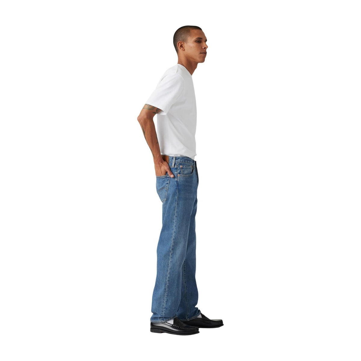 Levi’s — Men’s 501 Original Straight blue jeans — view 3
