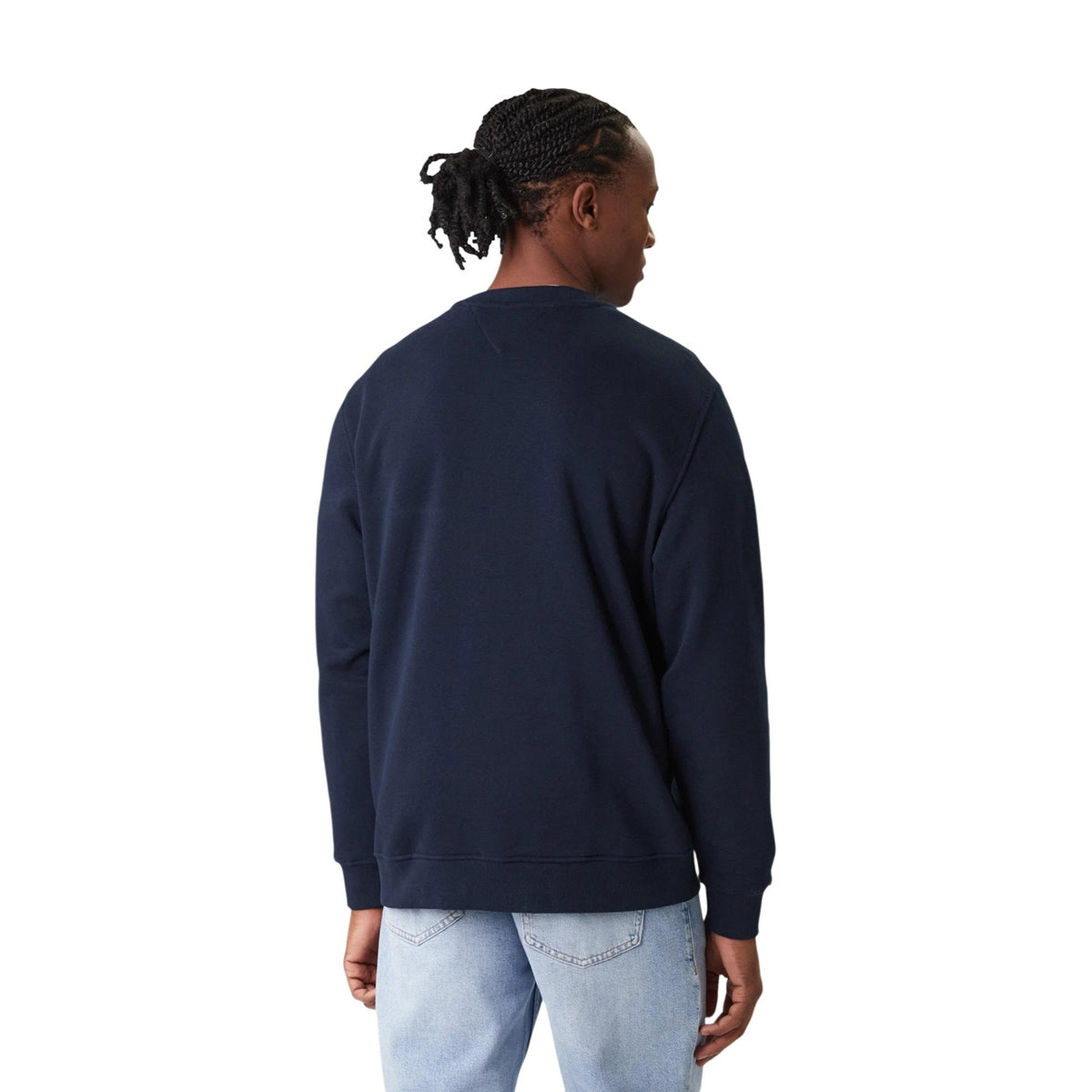 Tommy Jeans – Blaues Sweatshirt mit Rundhalsausschnitt für Herren — Ansicht 3