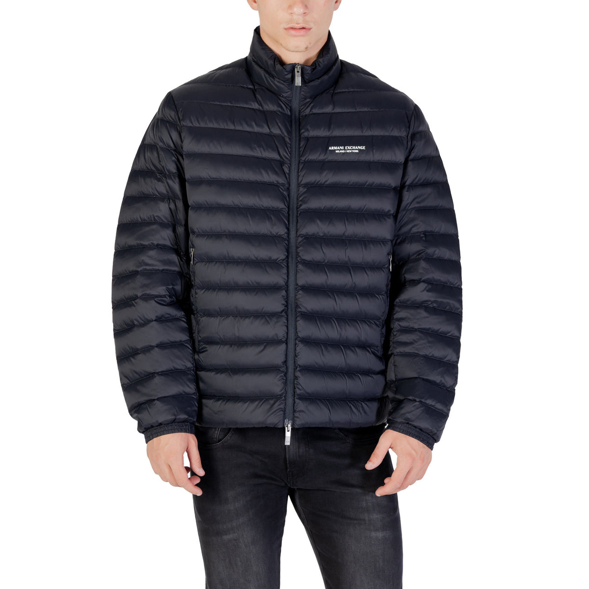 Armani Exchange — Blauwe heren donsjas XM001919